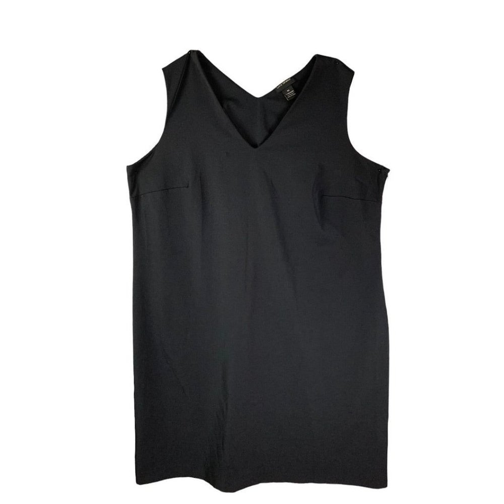 24 Lane Bryant Plus Size Little Black Dress V-Neck Sleeveless Sheath